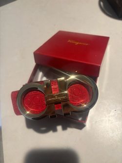 Ferragamo belt Red