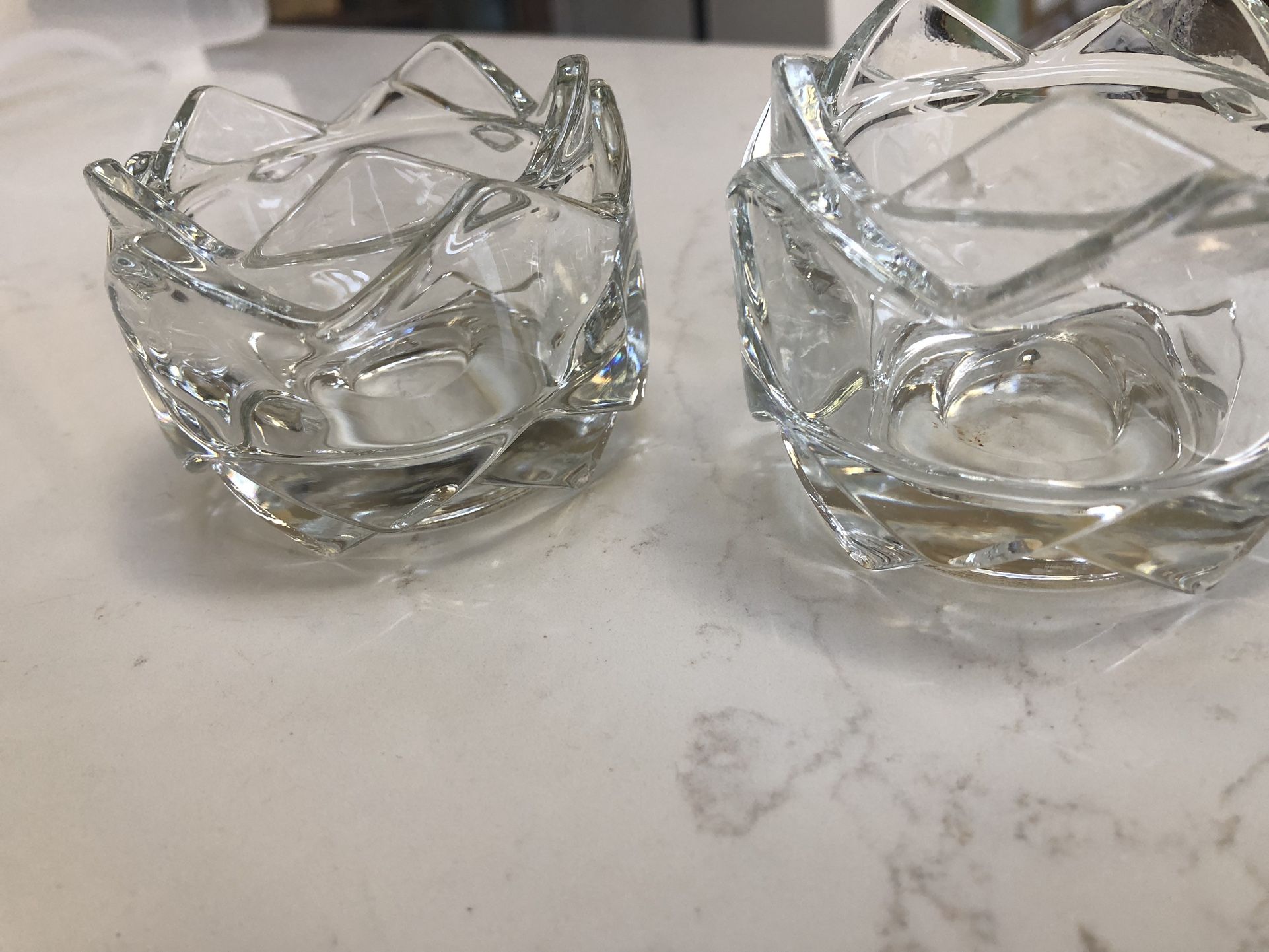 Indiana Glass Candle Holders