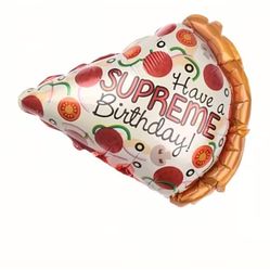 One Surpreme Pizza Slice Party Balloon 