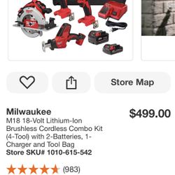 Milwaukee Tool Set 