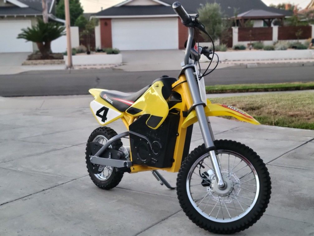 Modified Razor MX650 Dirtrocket Electric Dirtbike 48v 15ah Lithium Battery 1800w Brushless Motor