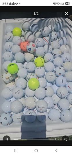 Mixed Used Golf Balls Lot