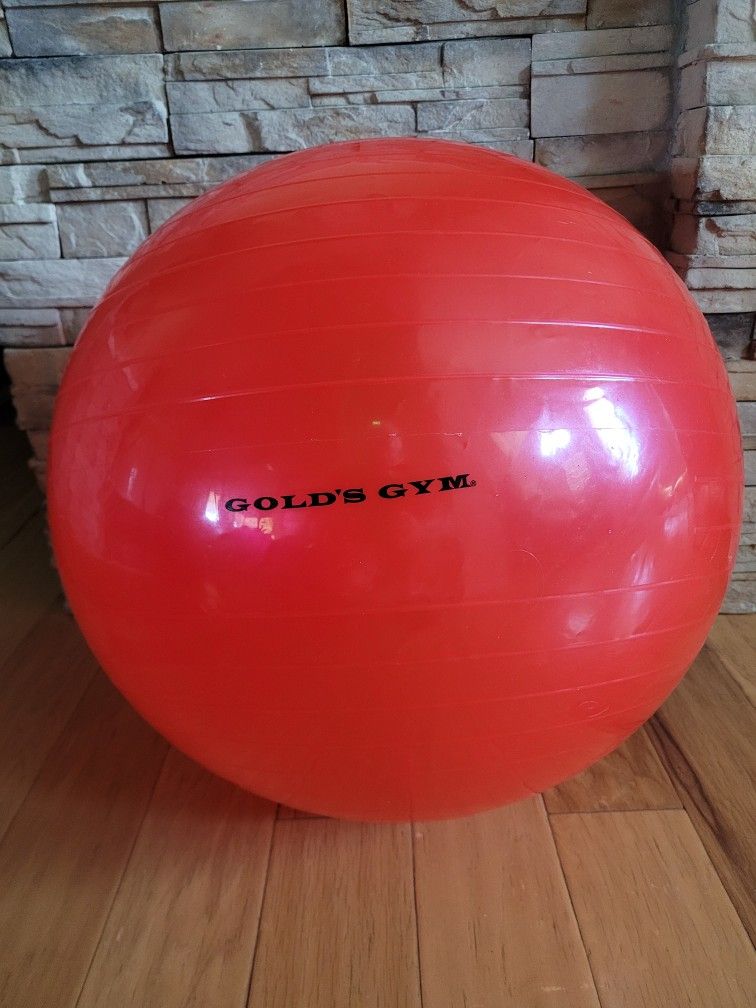 Ball: Yoga Ball ( Gold's Gym Yoga Exercise Ball ). 36 Inch.