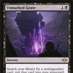 MTG single - Unmarked Grave