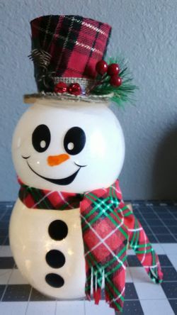 Light up snowman