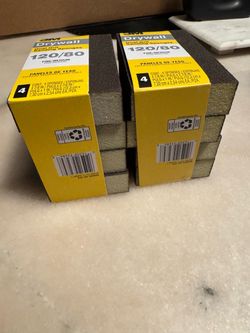 3M Drywall Dual Grit Sanding Sponges 120/80 – 2 Packs