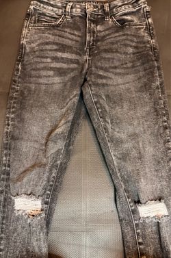 Distressed jeans