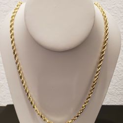 10kt Gold Rope Chain 