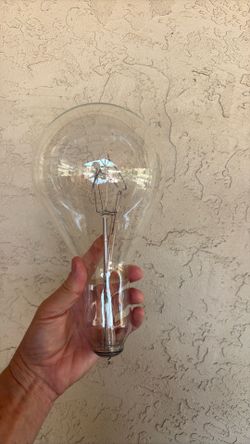 Large antique light bulb