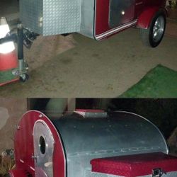 Vintage Teardrop Travel Trailer 