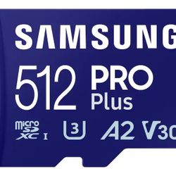 Samsung - Pro Plus 512 GB microSDXC Memory Card - For Nintendo Switch