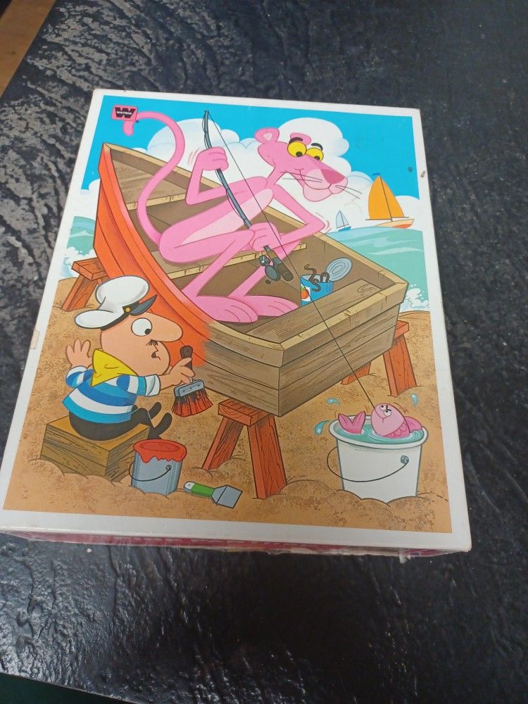 Pink Panther Puzzle Kids Childs Whitman