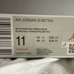 Air Jordan Retro 13 Size 11 Brand New $250