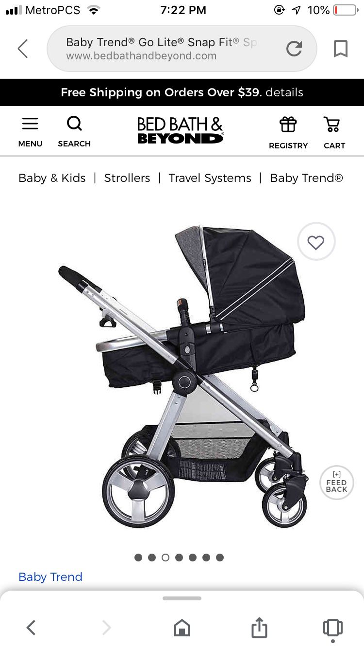 Baby trend go lite snap fit