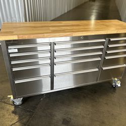 New Stainless Steel Heavy Duty Tool Chests Toolboxes 