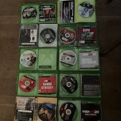 Xbox and ps4 games all discs included 