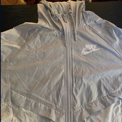 New Nike Zip Up Windbreaker Rain Jacket