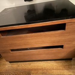 Wooden Cabinet with Black Granite Top