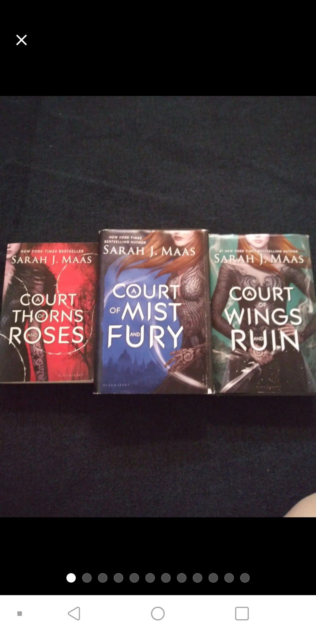 A court of thorns and roses trilogy by Sarah Maas