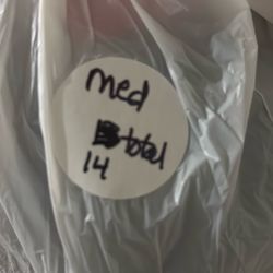 2 Bags Of Blank Shirts Medium 