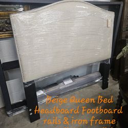 Queen Bed. FabricWe are located at 2811 East Bell road. Another Time Around Furniture.