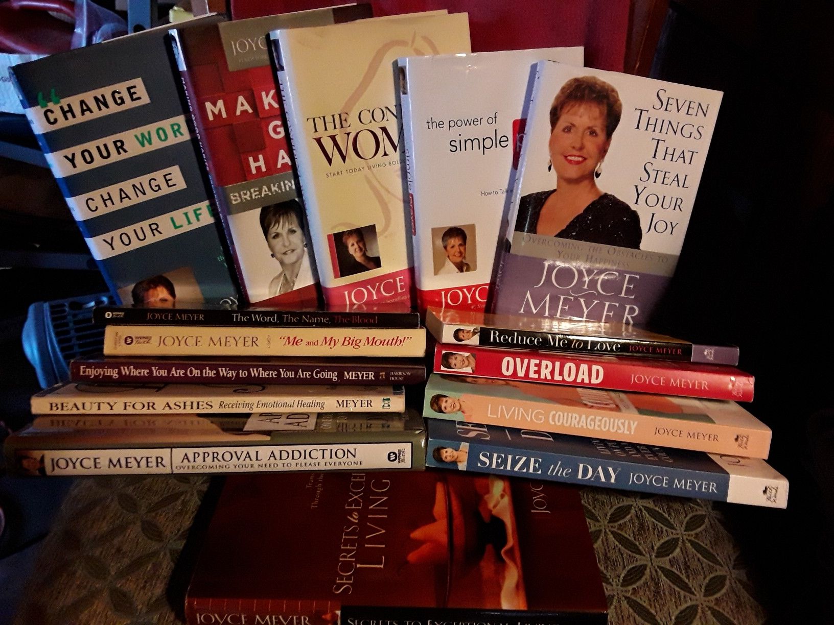 Christian books by Joyce Meyer