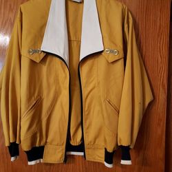  (1950's)mustard/gold colored light weight jacket. 