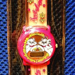ew Vintage Aristocats Disney Digital Watch Kids Rare Collectible Antique