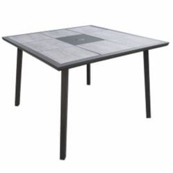 Peyton Square Tile Top Patio Dining Table 