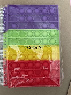 Pop It Notebook 8x6