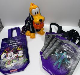 Disney Pluto Sipper and Halloween bags