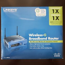 LINKSYS (WRT54G) Wi-Fi Wireless-G Broadband Router 2.4Ghz