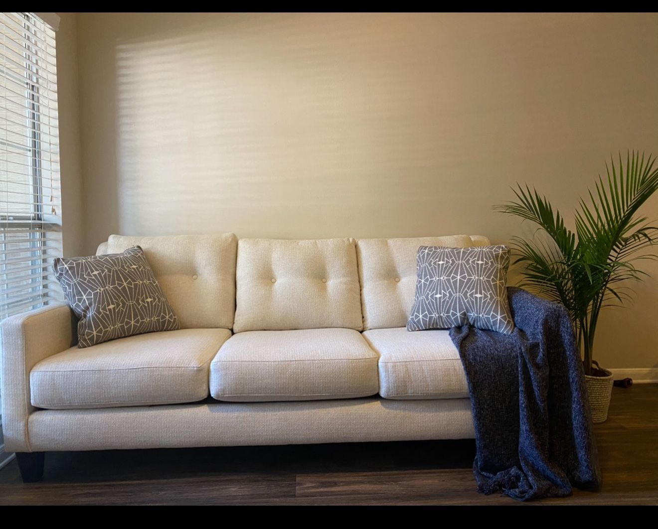 Off White Fabric Couch