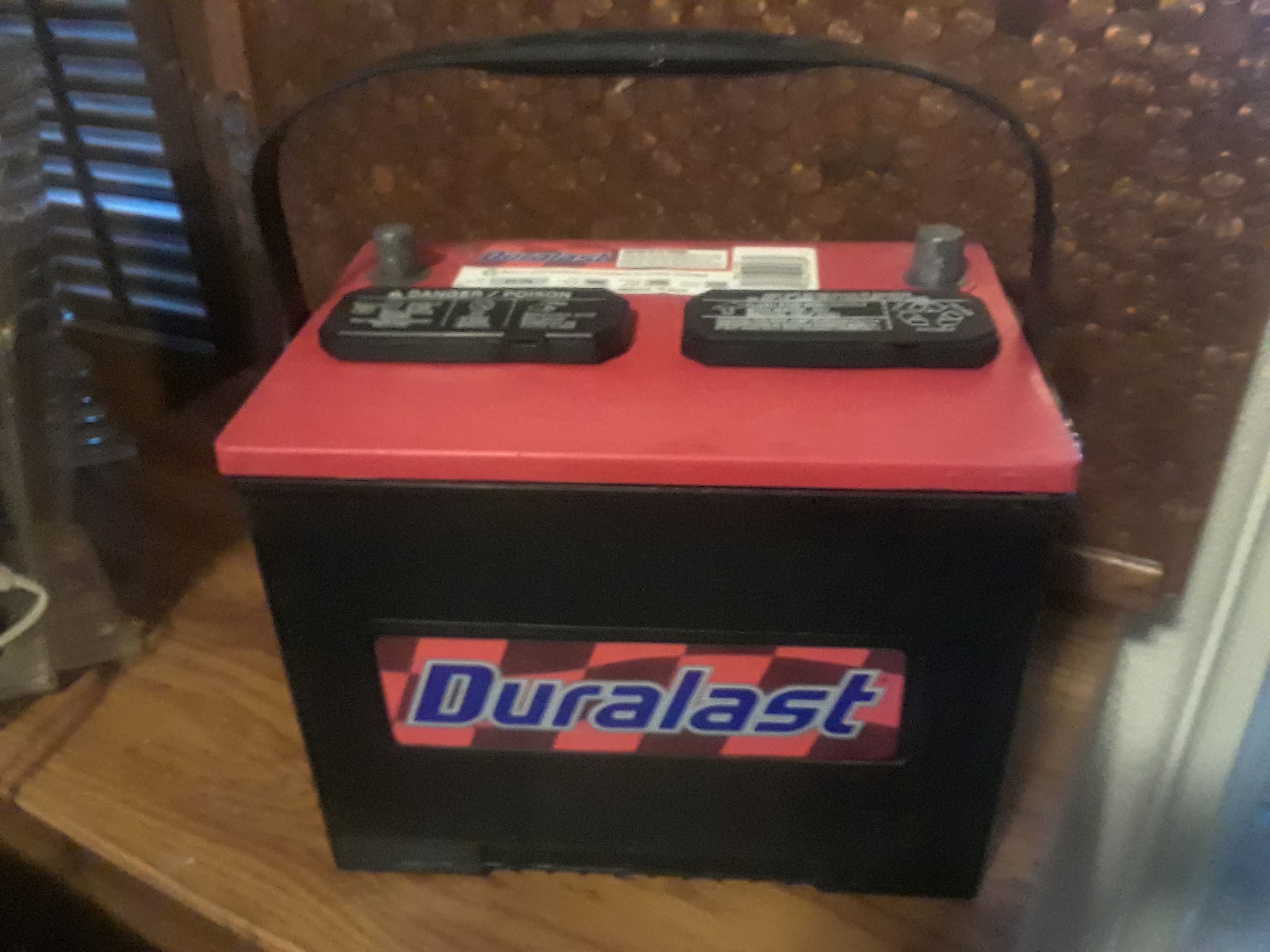 Still New Duralast Battery 4.4 Part Number: 24F-DL