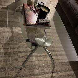 Tempered glass coffee table