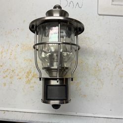 Lantern Style With Motion Detector 