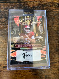 Fernando Mendoza Rookie 1/1 autograph signature card sealed