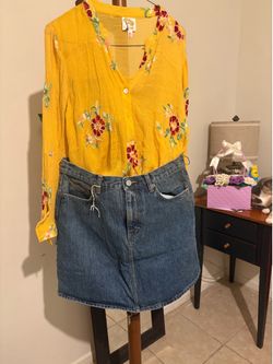 Falda y blusa