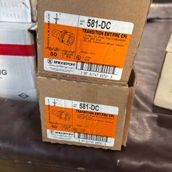 1/2” Transition EMT to Flex Fitting 