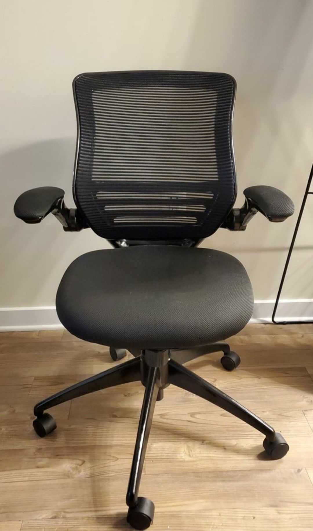 [Like New] Realspace® Calusa Mesh Managerial Mid-Back Chair, Black