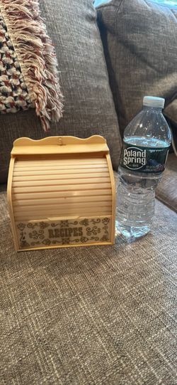 Vintage Plastic Recipe Container