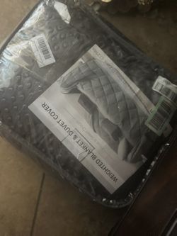 Weighted blanket and duvet cover