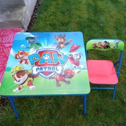 Paw Patrol Table