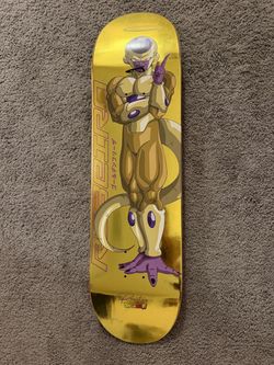 Golden Frieza - Dragonball x Primitive Skateboard Deck