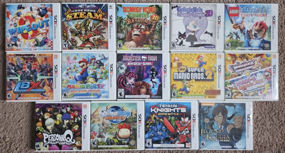 NINTENDO 3DS GAMES COLLECTION