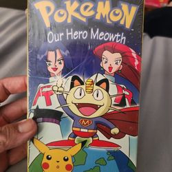 Vhs Pokémon Our Hero Meowth Factory Sealed Brand NEW