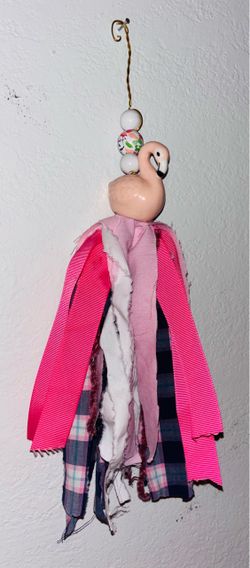 Pink Flamingo Tassel