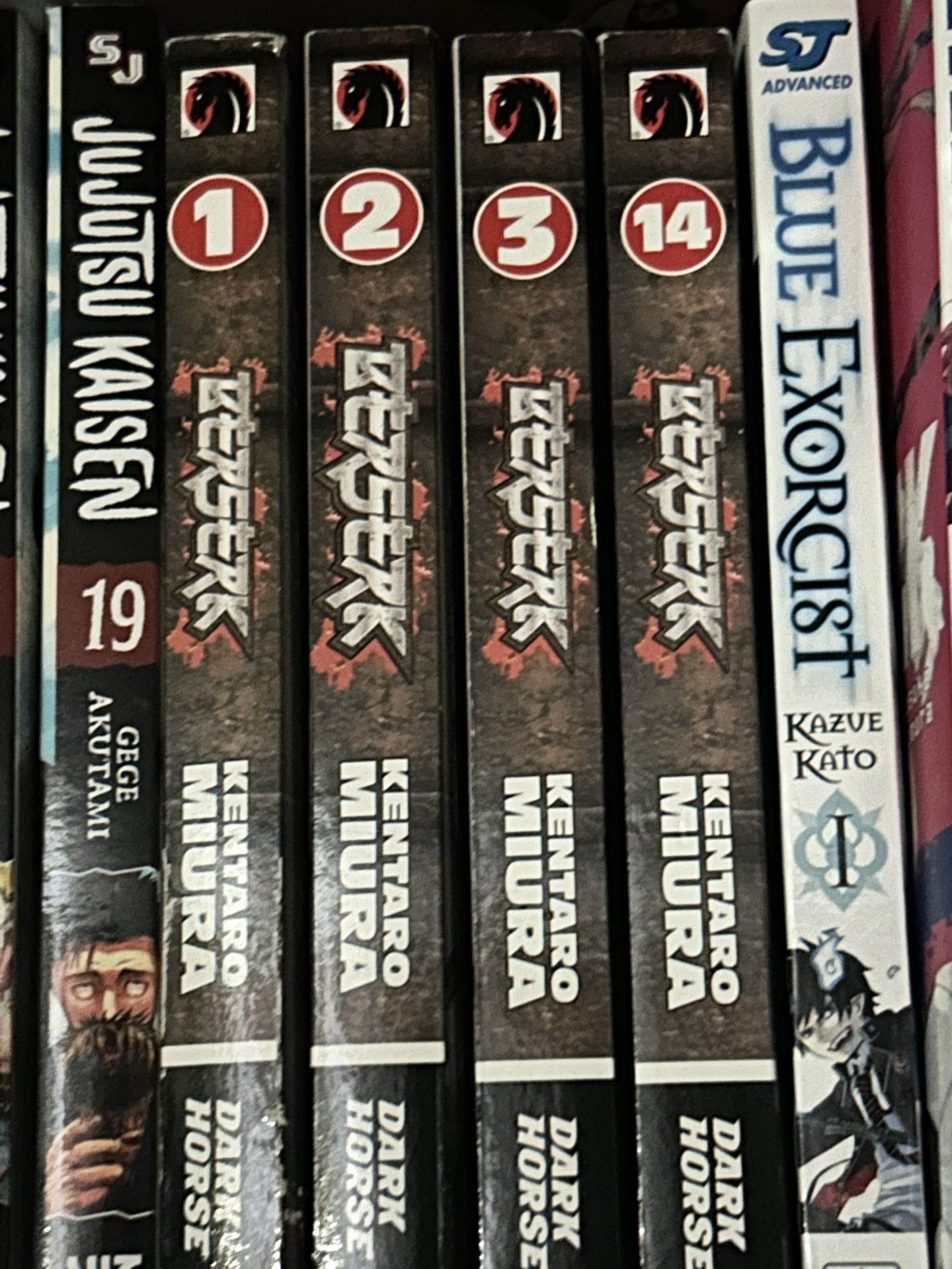 Berserk Manga Volumes 1-3, 14