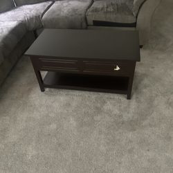 Brown Lift Coffee Table 