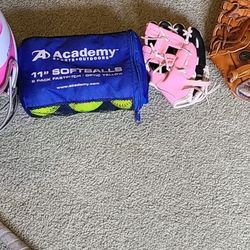 Softball , Tball, Baseball Gear